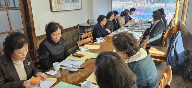 [스크랩] 여전도회 중부지역 작은자후원회, 제74회 실행위 개최